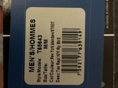 T-shirt New York Islanders Mark Streit NHL Reebok Size M NEU NEW