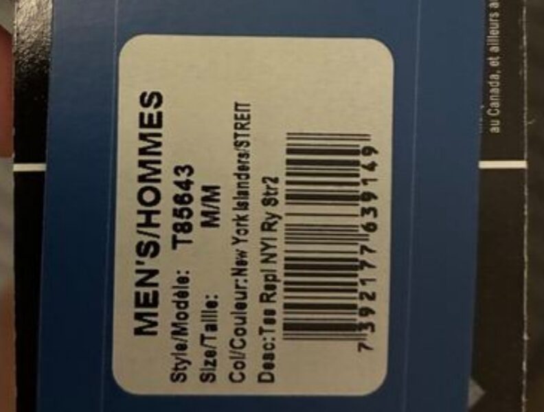 T-shirt New York Islanders Mark Streit NHL Reebok Size M NEU NEW