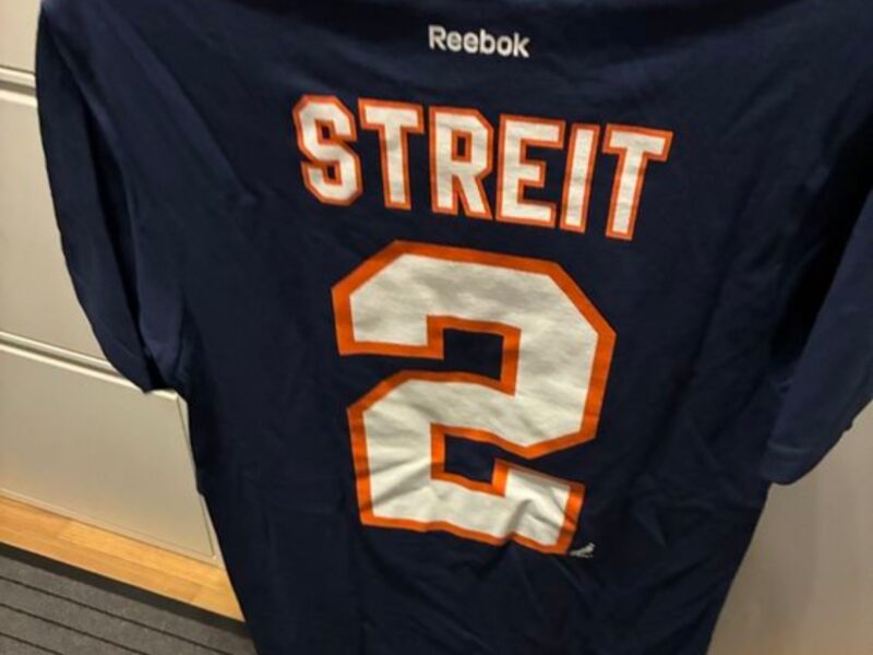 T-shirt New York Islanders Mark Streit NHL Reebok Size M NEU NEW