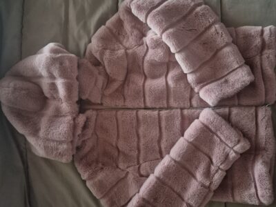 Pelliciotto rosa donna