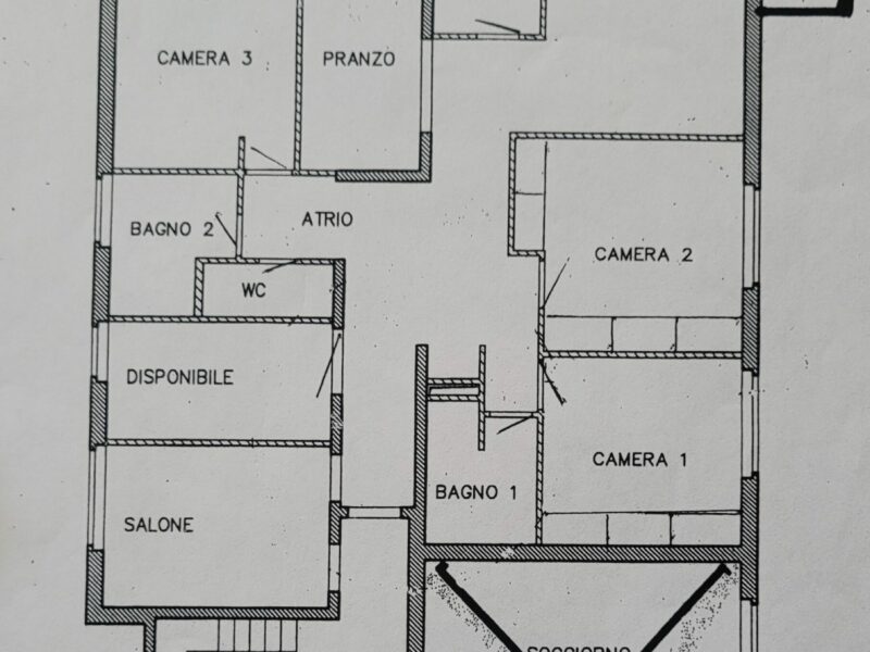 Appartamento con annesso studio con entrata separata con ascenzore.