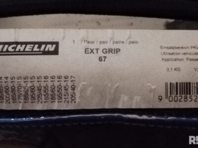 Schneeketten Michelin Extrem Grip 67 NEU Schneeketten