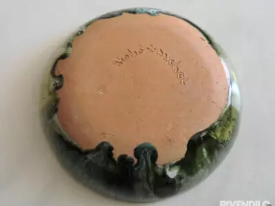 Piattino terracotta smaltata