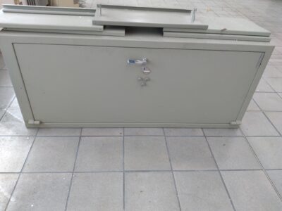 Cassaforte blindata acciaio manganese antiperforazione 180x80x55cm