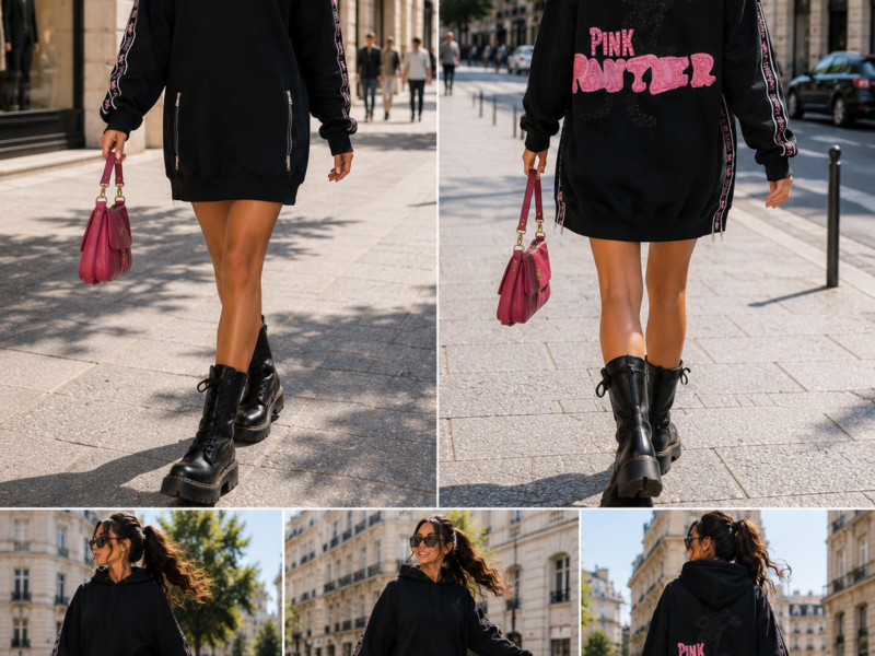 Maxi abito Pink Panter