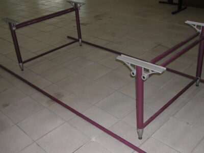 Scrivania direzionale in Cristallo temperato fumè 280x120cm