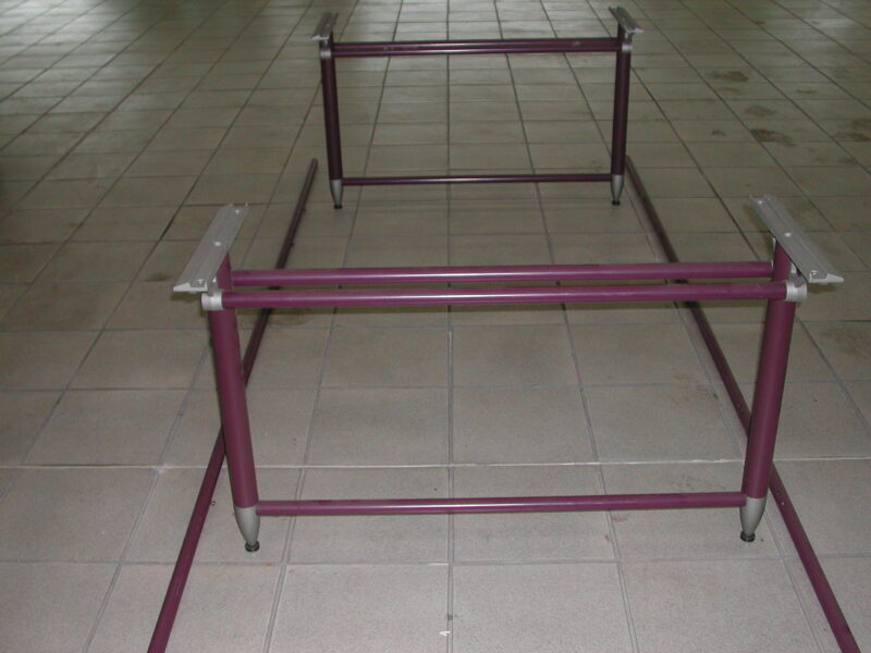 Scrivania direzionale in Cristallo temperato fumè 280x120cm