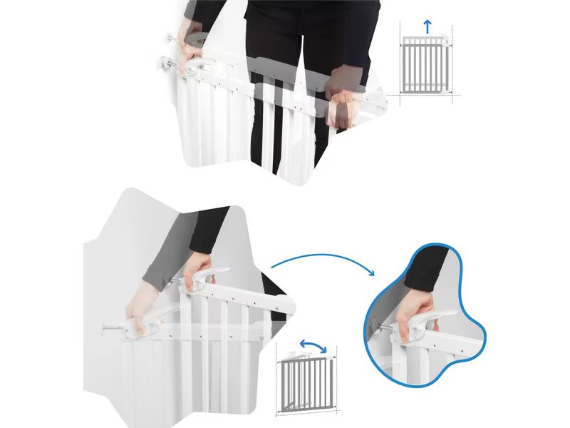 Cancelletto di sicurezza 63-106 cm nuovo