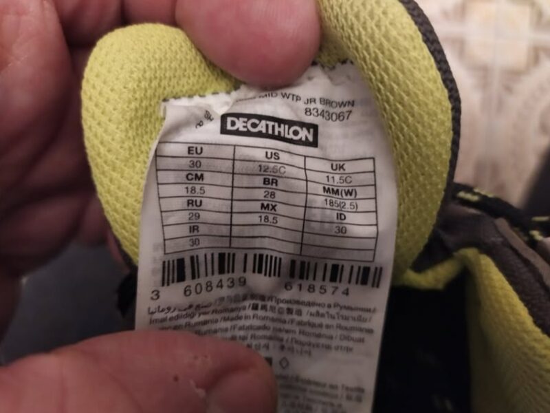 Scarponcini invernali DECATHLON QECHUA n.30 SEMINUOVE