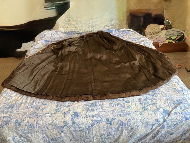 Pelliccia in puro visone artigianale