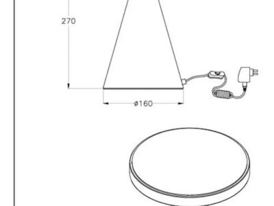 2x Lampade LED Fabas Luce da tavolo