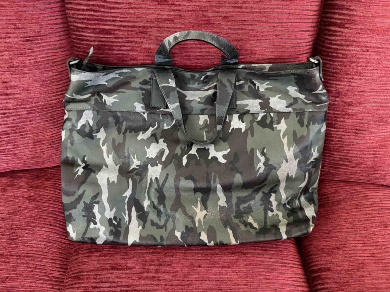 Borsa in pelle militare