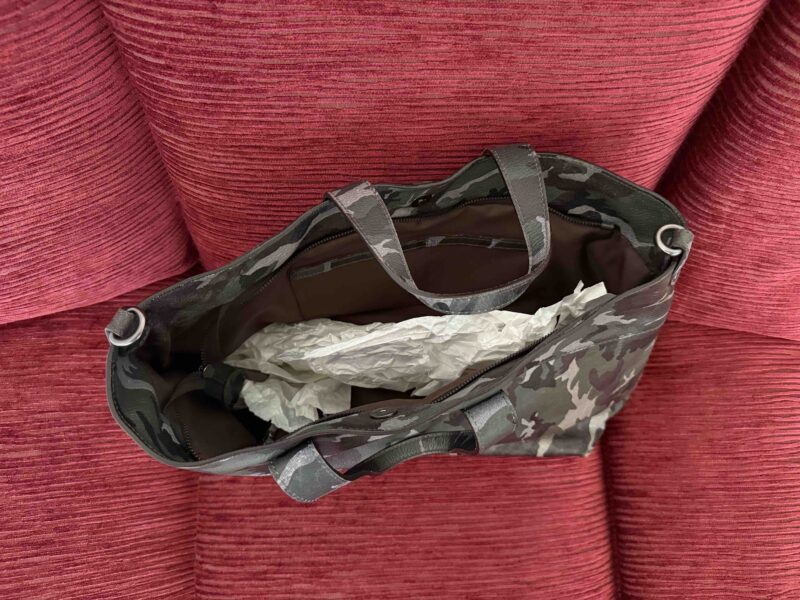 Borsa in pelle militare