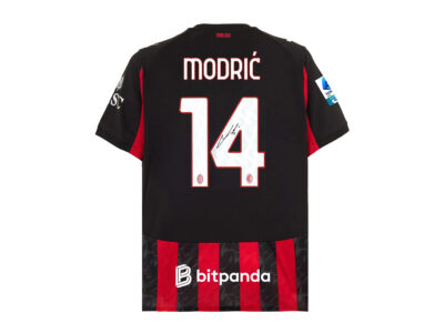 MAGLIA MILAN 25-26 LUKA MODRIC AUTOGRAFATA