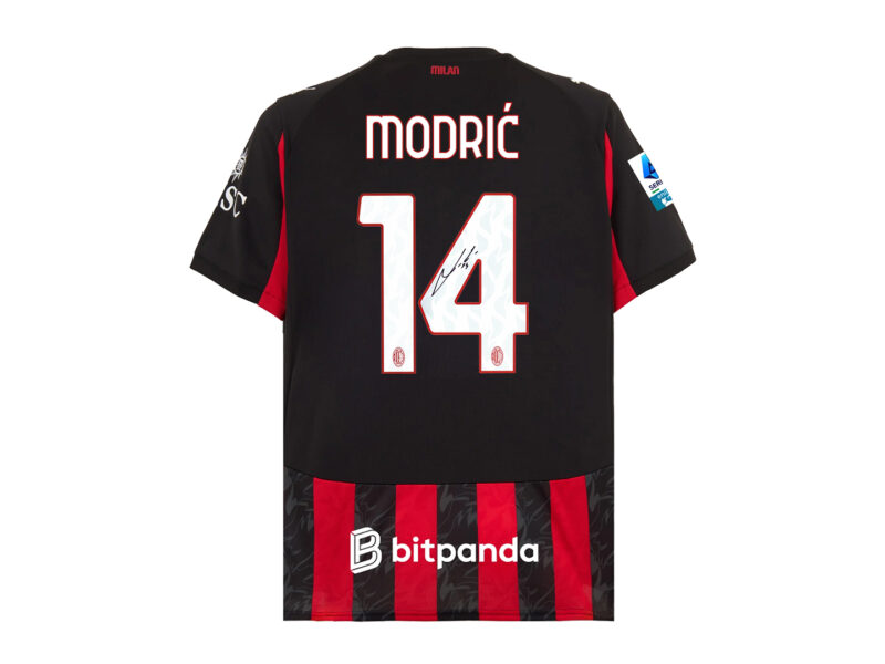 MAGLIA MILAN 25-26 LUKA MODRIC AUTOGRAFATA