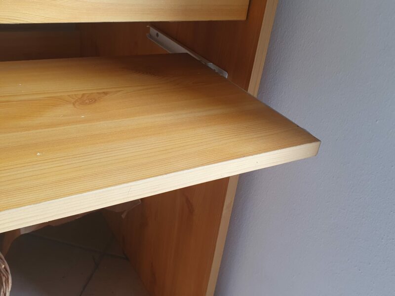Scrivania color legno chiaro 124 x 72cm