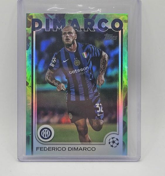 Federico Dimarco Inter – Carta numerata 27/99 Topps Chrome