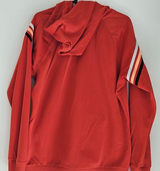 Felpa Adidas Uomo/Donna M - Zip con Cappuccio Rossa