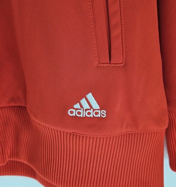 Felpa Adidas Uomo/Donna M - Zip con Cappuccio Rossa