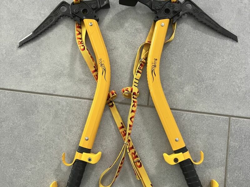 Grivel Wing piolet da ghiaccio, alpinismo, cascate
