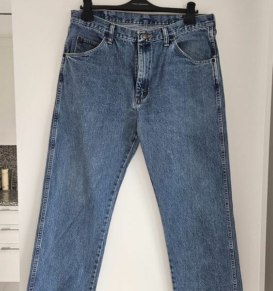 Jeans Wrangler Uomo - Taglia 36x30 - Denim Vintage Originali