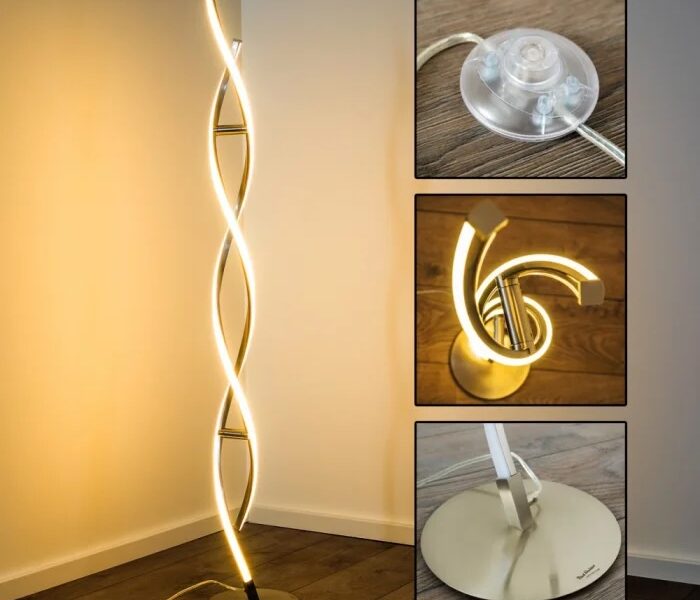 Lampada da terra LED regolabile