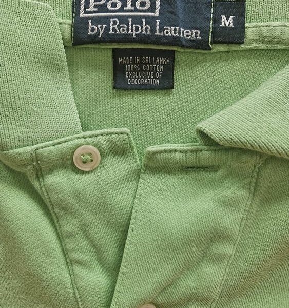Polo by Ralph Lauren verde lime (Taglia M) - Buone