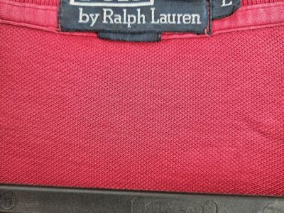 Polo Ralph Lauren Uomo L - Maglietta Vintage Bordeaux