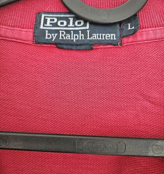 Polo Ralph Lauren Uomo L - Maglietta Vintage Bordeaux