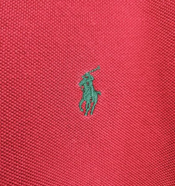 Polo Ralph Lauren Uomo L - Maglietta Vintage Bordeaux