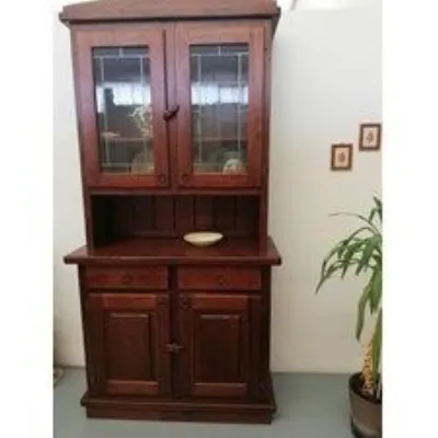 credenza con vetrina