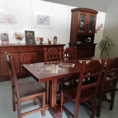 credenza con vetrina